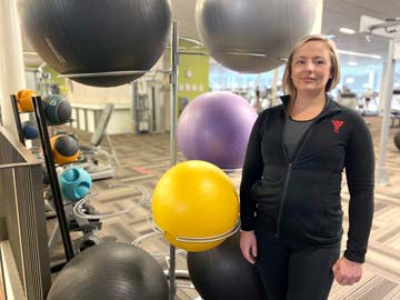 Personal Trainer Tasha Caesar at the YMCA of Owen Sound Grey Bruce