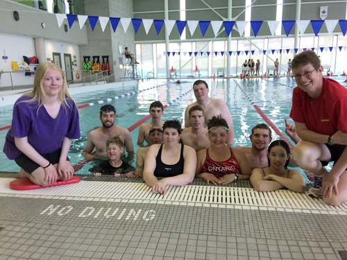 Special Olympics team with head coach, Diane Speed