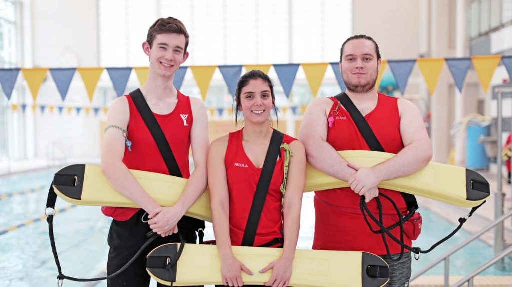 YMCA lifeguards