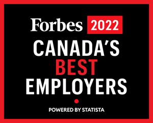 Forbes 2022 Canada's Best Employers logo