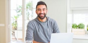 man learning about transferrable skills